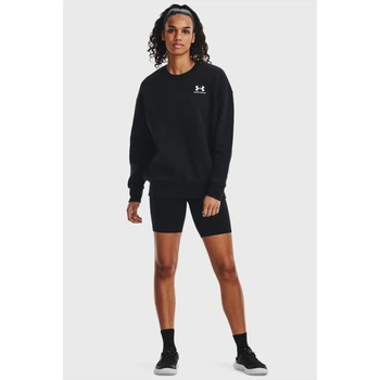 Жіночий світшот Under Armour Essential Flc OS Crew 1379475-001 l, чорний