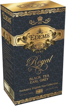 Чай черный Edems Royal Black Tea Earl Grey 100 г (4823120803421)