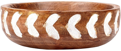 Miska drewniana Vilde Brązowa 20 cm 850 ml (8720573889469)