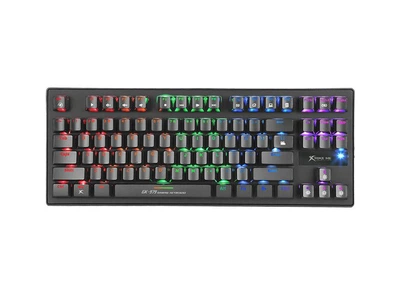 Клавіатура дротова механічна ігрова XTRIKE ME GK-979 USB з підсвічуванням TKL 5 colors Black