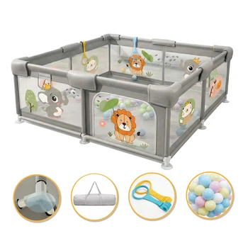 Игровой манеж для детей LEOBRO "Король леса" 150 x 180 см (LB-1005)