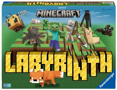 Gra planszowa Ravensburger Labirynt Minecraft (wersja wielojęzyczna) (4005556246847)