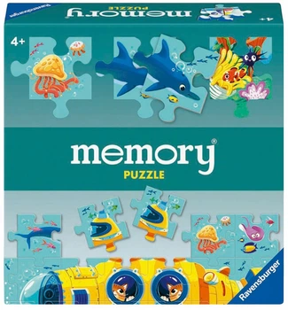 Настільна гра Ravensburger Memory Підводний світ (багатомовна версія) (4005556224616)