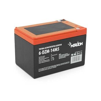 Тягова акумуляторна батарея AGM MERLION 6-DZM-14 12V 14Ah
