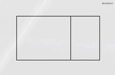 Клавіша змиву Geberit Sigma01 Square білий 115.660.11.1