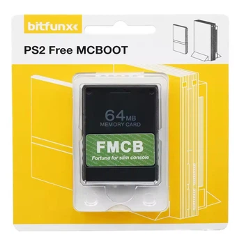 64 Mb Memory Card карта памяти PS2 FreeMCboot FMCB