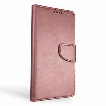 Чохол-книжка для телефона Vivo Y31 шкіряна з магнитною застібкою із відділенням для карток рожева
