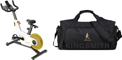 Набор Велотренажер Xiaomi Kingsmith WalkingPad Spinning bike White + Спортивная сумка KingSmith SCWL0053 Black (PB08S) (PB08S_WHITE+SCWL0053 BLACK)