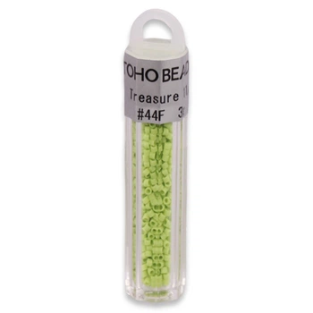 Бисер японский Toho Treasure 11/0, 3 г, TT-11-44F, непрозрачный матовый, салатовый - бусины