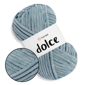 Плюшева пряжа YarnArt Dolce (ЯрнАрт Дольче) №860, для в'язання іграшок, пледів і аксесуарів, 100% мікрополіестер, 100 г/120м
