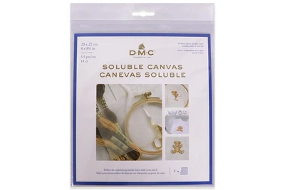 Канва для вишивання водорозчинна DMC 14ct, 20*22см (DC90)
