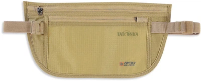 Поясна сумка з RFID захистом нагрудний гаманець для документів Tatonka Skin Moneybelt Int RFID B Natural (100010440)