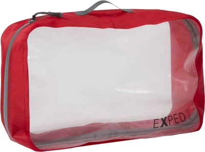 Туристический гермомешок для сплава или похода Exped Clear Cube XL red (100065279)