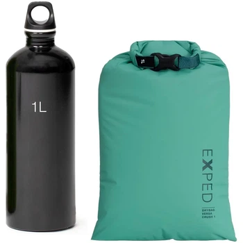 Гермомешок туристический для сплава или похода Exped Drybag Versa Crush 1 Sage (100079709)