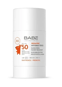Дитячий сонцезахисний стік BABE Laboratorios (БАБЕ Лабораторіос) Pediatric Mineral Invisible Stick SPF 50 – з пантенолом