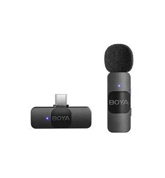 Беспроводной петличный микрофон BOYA BY-V10 USB-C – для Android/iPad/iPhone