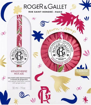 Набір унісекс Roger & Gallet Gingembre Rouge Парфумована вода 30 мл + Мило тверде 100 г (3701436934958)
