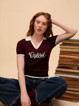 Пуловер жіночий Colin's CL1075511BRD L Bordeaux (8684112819938)