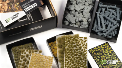 Zestaw dekoracji Gamers Grass Basing Box Mediterranean Temple (738956791726)