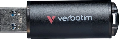 Флеш памʼять USB Verbatim V200 Metal 128GB USB 3.2 Gen1 Black (0023942302124)
