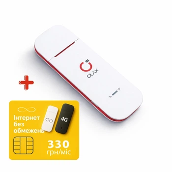 Olax U90H — USB 4G модем/роутер з підключенням Wi-Fi + Подарунок — безлімітна SIM-картка Lifecell