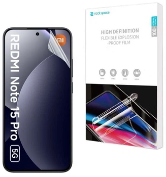 Защитная пленка на экран RockSpace Explosion-Proof SuperClear для Xiaomi Redmi Note 15 Pro