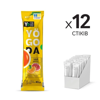 Чай «Цитрус» YOGODA З медом Стік 12шт х 40г ШоуБокс 003088