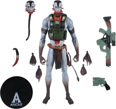 Фігурка Аватар: Вогонь і Попел - Куорітч Avatar: Fire and Ash Quaritch (Ash Warrior)