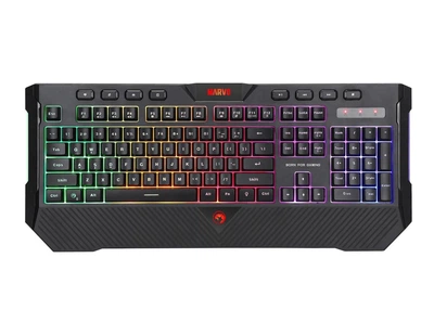 Клавиатура проводная игровая с подсветкой MARVO K656 USB Black
