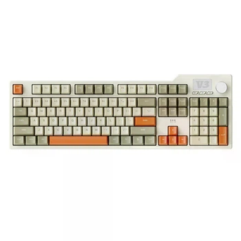 Механічна клавіатура з HOT-SWAP AJAZZ AK35I V3 MAX 104 Key, УКР/АНГЛ, NKRO, Grey/Сіра (AK35IGREY)