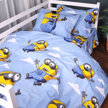 Підковдра MirSon Бязь 17-0900 Minions Happy 110 x 140 см (2200012396643)