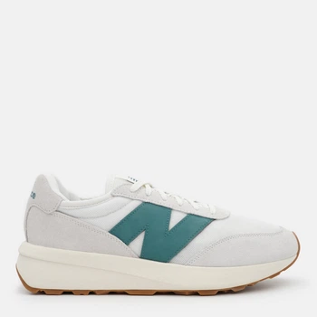 Мужские кроссовки New Balance 370 U370CC 44 (10US) 28 см Бело-зеленые (197967982538)