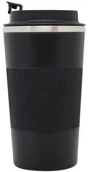 Термокружка вакуумная герметичная BPA FREE, 500 мл (чёрная)