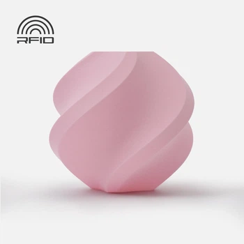 PLA-пластик Філамент Bambu Lab PLA Matte Sakura Pink (11201) для 3D-принтера - 1Кг, 1.75mm Матовий Рожевий з Котушкою / Filament With Spool / з RFID чіпом Міткою (NFC)