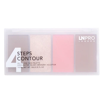LN PRO Набір пудр для контурування обличчя 4 Steps Contour № 102 (нейтральний теплий) 10 г