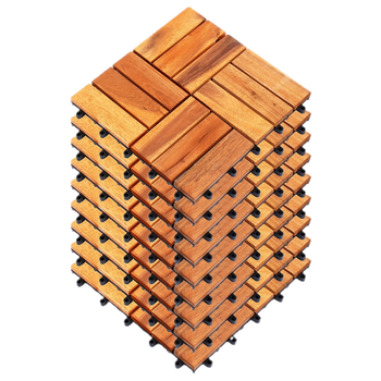 Płytka tarasowa ProGarden 339506 drewniana 30 x 30 cm 9 szt (8720573997904)