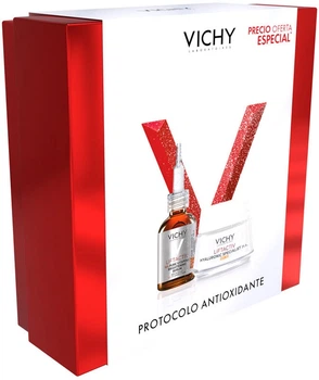 Zestaw do pielęgnacji twarzy Vichy Liftactiv Supreme Vitamin C Serum 20 ml + Krem na dzień SPF30 50 ml (8431567701901)