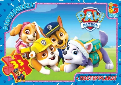 Пазли G-Toys Paw Patrol 35 ел (PW0821)
