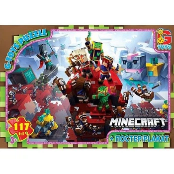 Пазлы G-Toys Minecraft 117 эл (MC805)