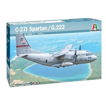 Сборная модель ITALERI 1:72 транспортный самолет C-27A SPARTAN/G 222 (IT1450)