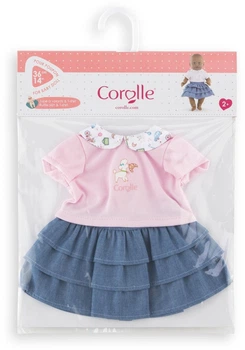 Zestaw ubrań dla lalek Corolle Spódnica z falbanami i koszulka 36 cm 9000141720 (4062013141725)