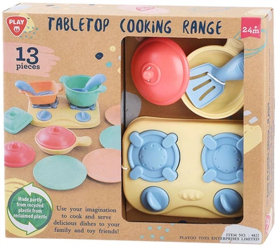 Zestaw zabawek PlayGo Tabletop Cooking Range 13 elementów 4822 (4892401048226)