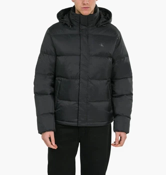 Пуховик Calvin Klein Long Sleeve Removable Hooded Inflatable Black LZ04RD594G S