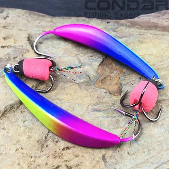 Блесна на судака Goldenfish Лыжа 28гр 60мм #10 (879033_28_10)