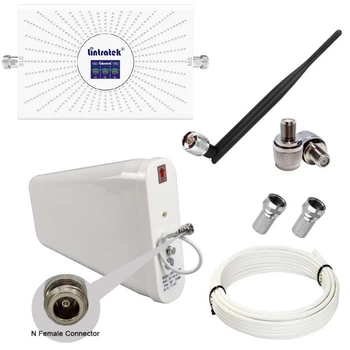 Репитер усилитель мобильной связи и интернета Lintratek AA23-GDW GSM 3G 4G 900 1800 2100 МГц (10/I дБи)