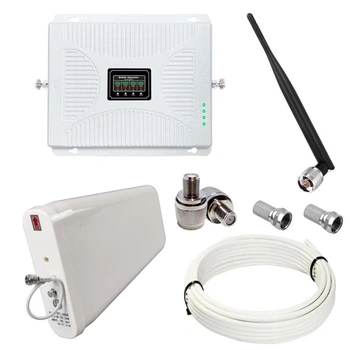 Репитер усилитель мобильной связи и интернета SS11-GDWL 2G 3G 4G сигнала 900 1800 2100 2600 МГц (10/I дБи)