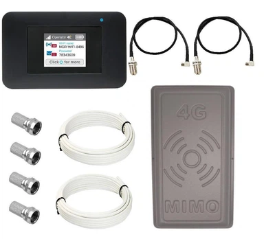 Комплект WiFi роутер 3G 4G LTE модем Netgear AC797s 797s с панельной антенной RNet ПЛАНШЕТ MIMO 2x17 дБи
