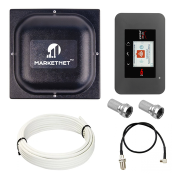 Комплект WiFi роутер 3G 4G модем Netgear AC791L 791L з панельною антеною MIMO MarketNet T800 18 дБ