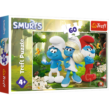 Puzzle Trefl The Smurfs Zaczarowany las 60 elementów 17401 (5900511174014)