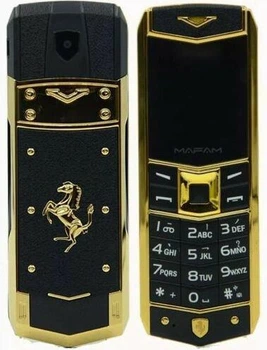 Мобільний телефон смартфон H-Mobile A8 (Mafam A8) black. Vertu design - екран 1'', 2 SIM, 2000 мАг